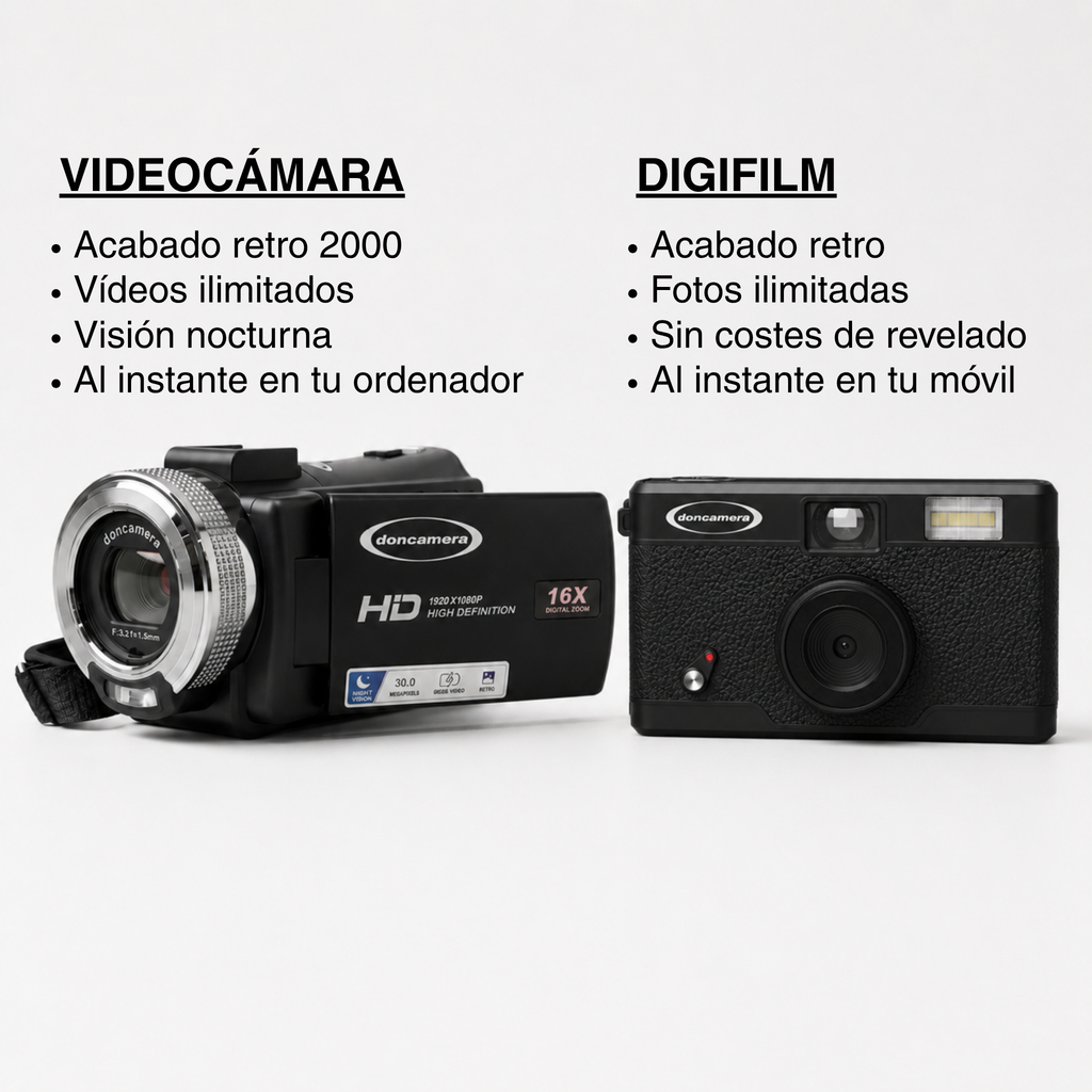 PACK: Foto y Vídeo (AHORRAS 28€)
